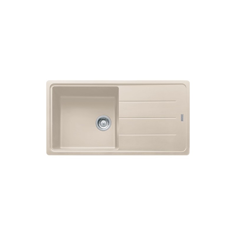  Franke: Évier à une cuve avec égouttoir Boston BFG 611-97 114.0276.080, finition Sahara Fragranite, 97 x 50 cm