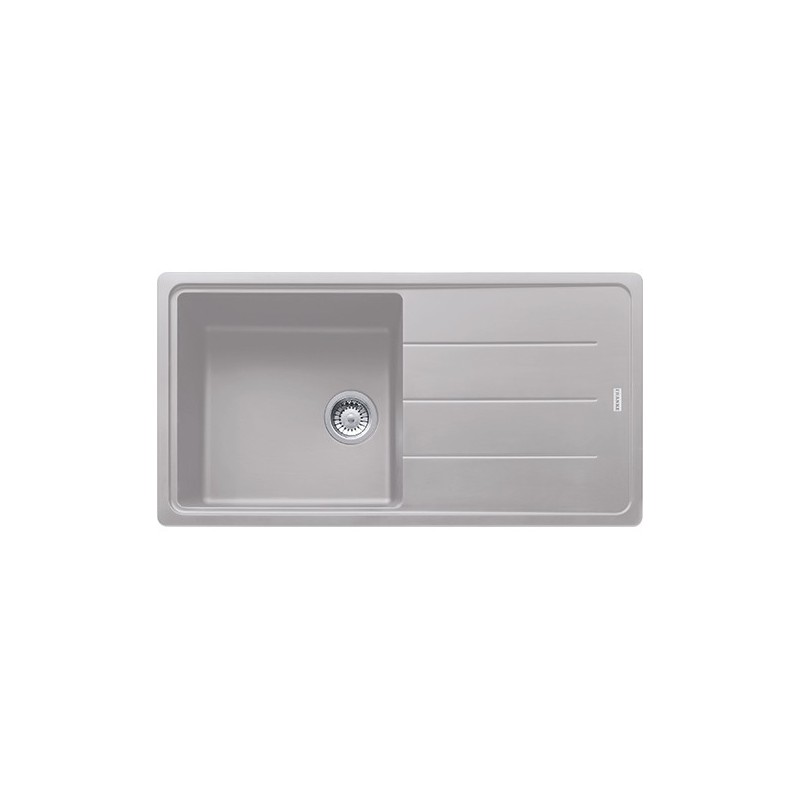  Franke: Évier Boston BFG 611-97 114.0276.118 à une cuve avec égouttoir, 97x50 cm, finition fragranite en aluminium