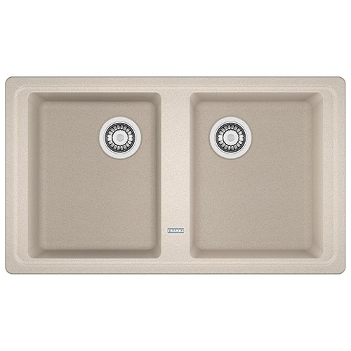 PRONTA CONSEGNA - Franke Lavello due vasche Boston BFG 620 114.0276.138 finitura fragranite sahara da 86x50 cm