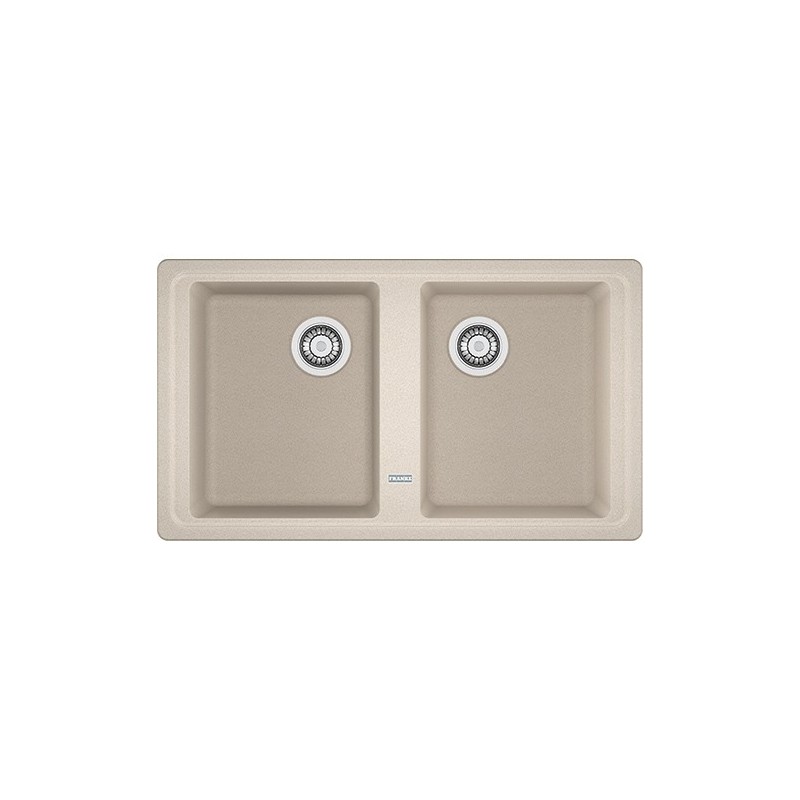  Fregadero de doble cubeta Franke Boston BFG 620 114.0276.138, acabado Sahara Fragranite, 86x50 cm