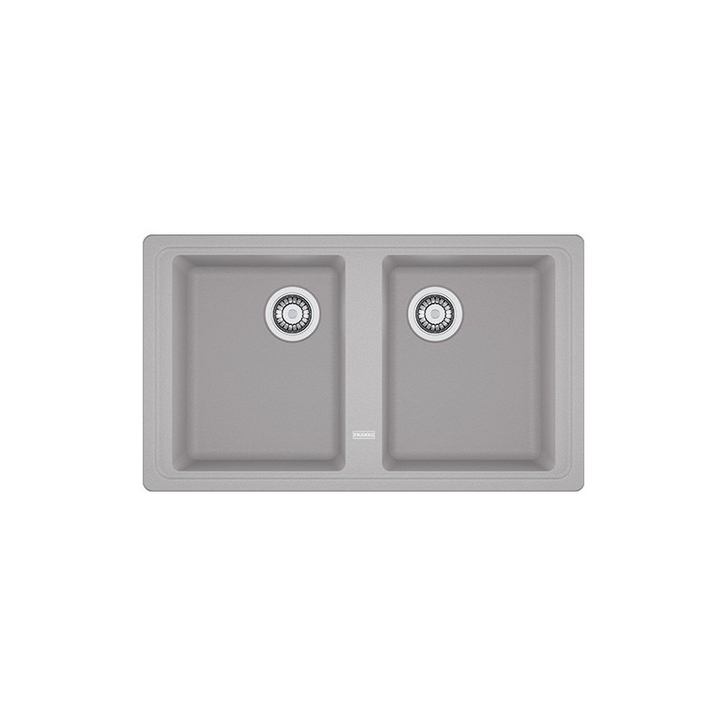  Franke Boston BFG 620 114.0276.151 double bowl sink, fragranite finish, aluminum, 86x50 cm