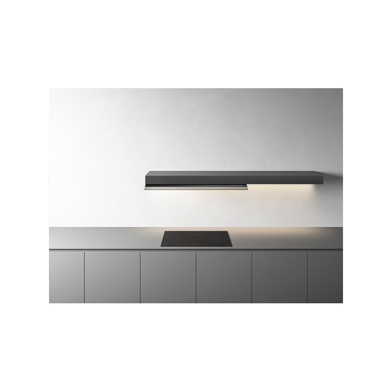 8034122365305 Falmec Shelf wall-mounted extractor hood with customizable front panel, 120 cm