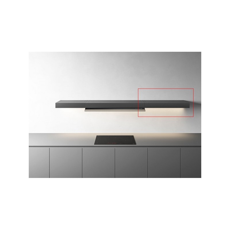 8034122713601 Module d'accessoires d'étagère Falmec 90 cm, finition noire