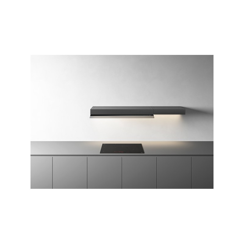 8034122365091 Falmec Shelf wall-mounted filter hood with customizable 120 cm front panel