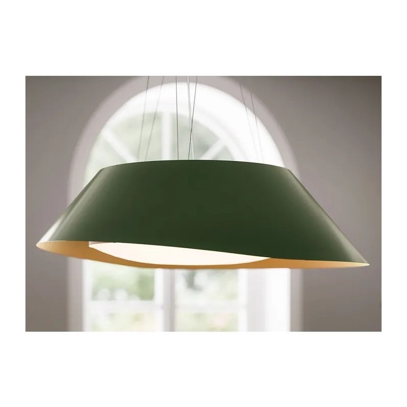 8034122478319 Hotte îlot Falmec Vogue, finition vert/or, Ø 88 cm - 600 m³/h