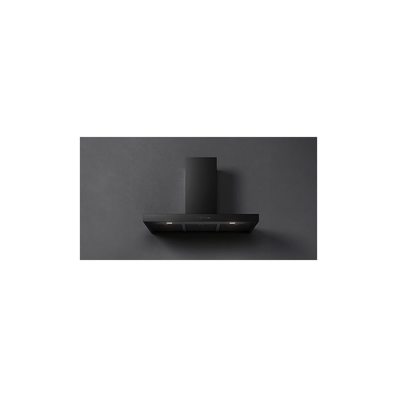 8034122365701 Hotte murale Falmec Mercurio Evo, 90 cm, finition noir mat, 600 m³/h