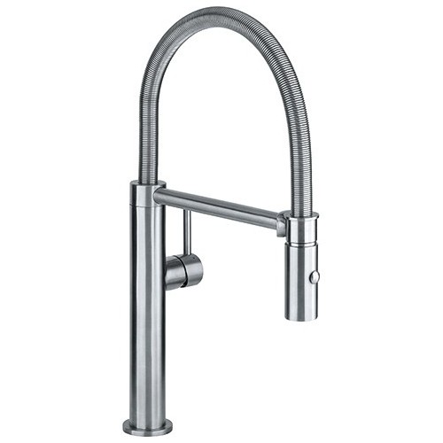 Franke: Mitigeur de douche semi-professionnel Pescara L 115.0472.960, finition acier inoxydable satiné