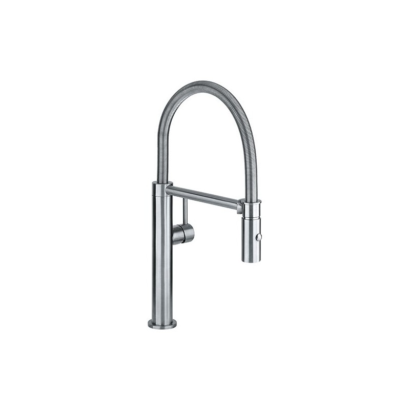  Franke: Miscelatore semi-professionale Pescara L Doccia 115.0472.960 finitura inox satinato
