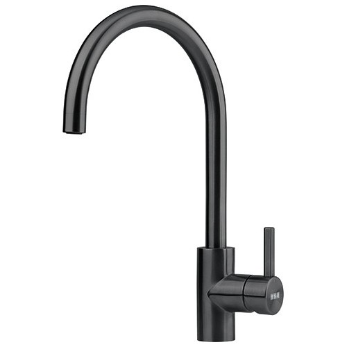 Robinet mitigeur monocommande Franke: Eos Neo 115.0613.590, finition acier noir