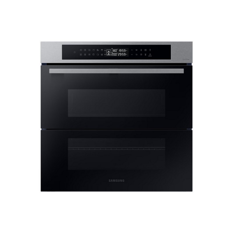 NV7B4340UBS Four multifonction Samsung NV7B4340UBS 60 cm en acier inoxydable à double porte et double cuisson