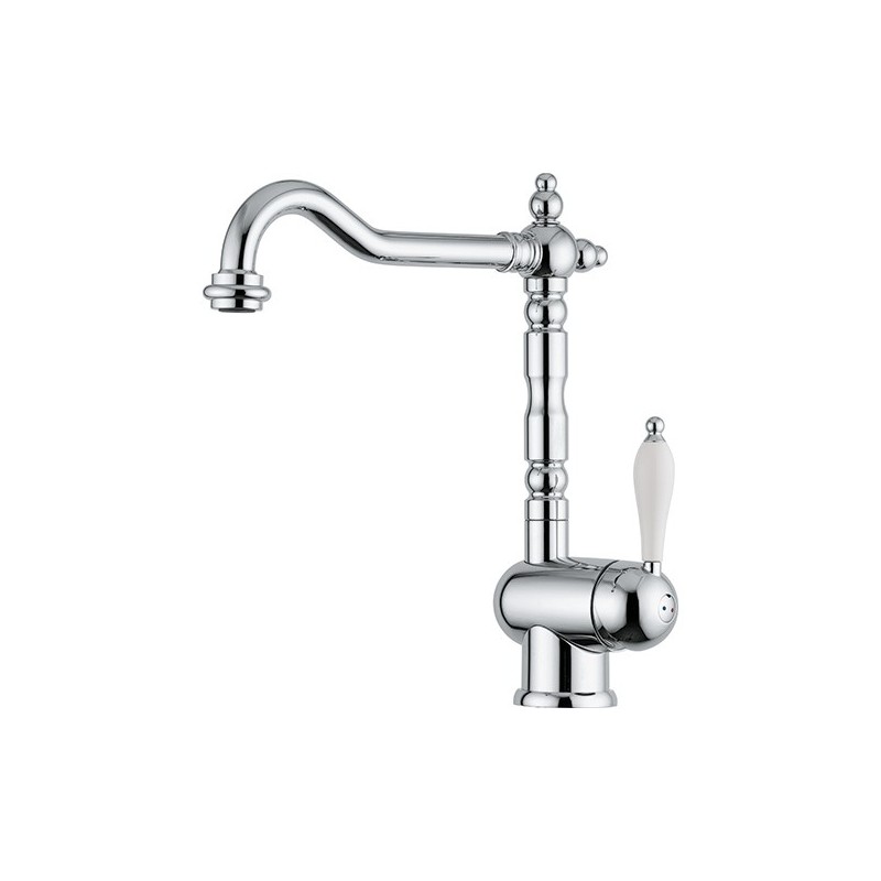  Robinet mitigeur monocommande Franke Old England 115.0060.360, finition chromée