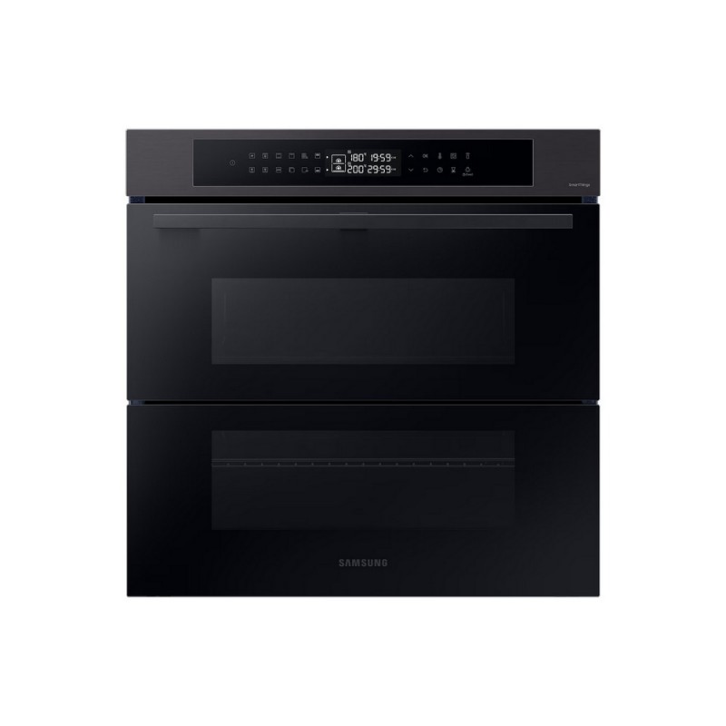 NV7B4340UBB PRONTA CONSEGNA - Samsung: Forno multifunzione Dual Cook con doppia porta NV7B4340UBB finitura inox nero da 60 cm