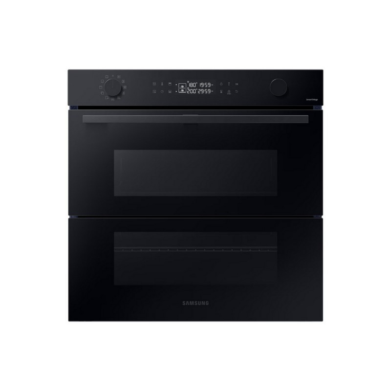 NV7B4540VBK Samsung: NV7B4540VBK Horno multifunción de doble cocción de 60 cm con doble puerta y acabado de cristal negro