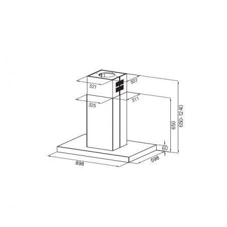 MKHD T908-ED IH Touch XS/BK