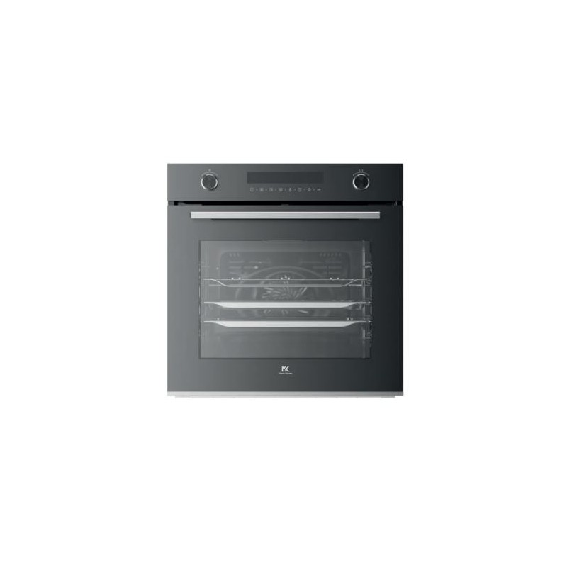 OMK 13K2T SP BK Four multifonction encastrable Master Kitchen OMK 13K2T SP BK 60 cm, finition verre noir