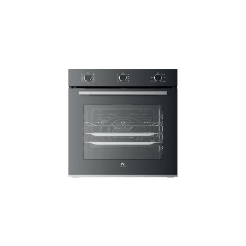 OMK 8K3 SP BK Four multifonction encastrable Master Kitchen OMK 8K3 SP BK 60 cm, finition verre noir