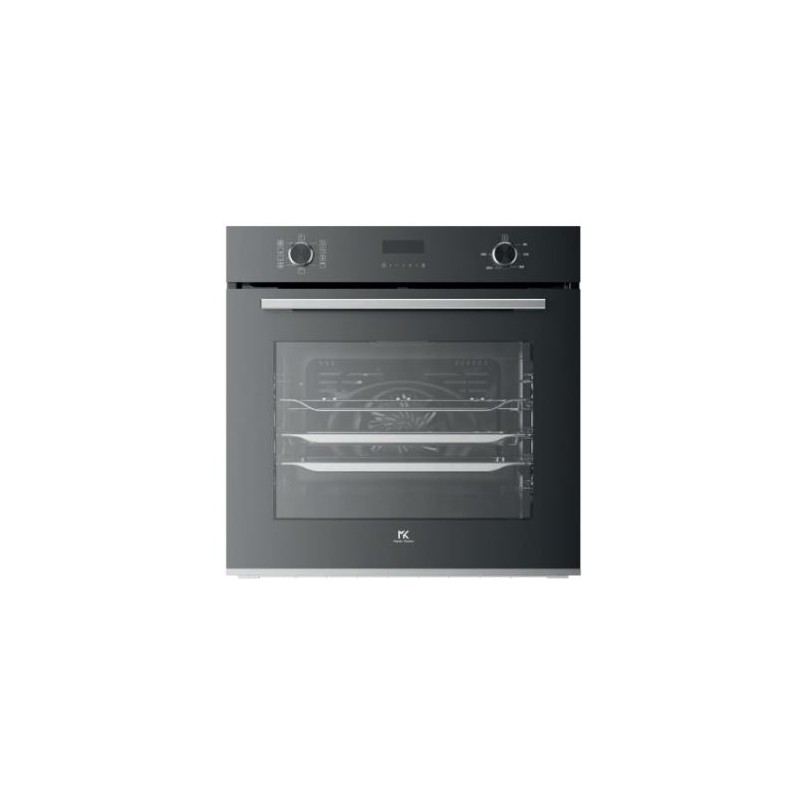 OMK 9K2D SP BK Four multifonction encastrable Master Kitchen OMK 9K2D SP BK 60 cm avec finition en verre noir