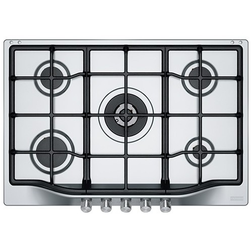 Franke: Plaque de cuisson à gaz Trend Line 750 FHTL 755 4G TC XS C 106.0183.104 de 75 cm en acier inoxydable satiné