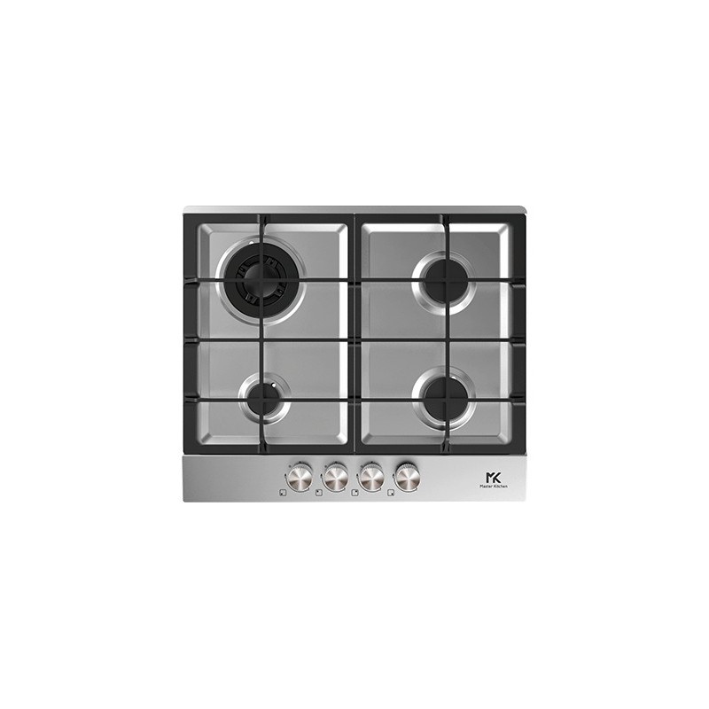 MKHG 603101-PR TC XS Plaque de cuisson à gaz Master Kitchen MKHG 603101-PR TC XS 60 cm, finition inox