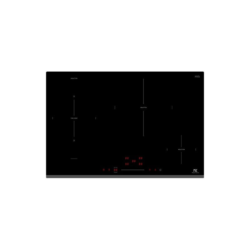 MKHI 774-ED 1BR BK Placa de inducción vitrocerámica Master Kitchen MKHI 774-ED 1BR BK de 77 cm
