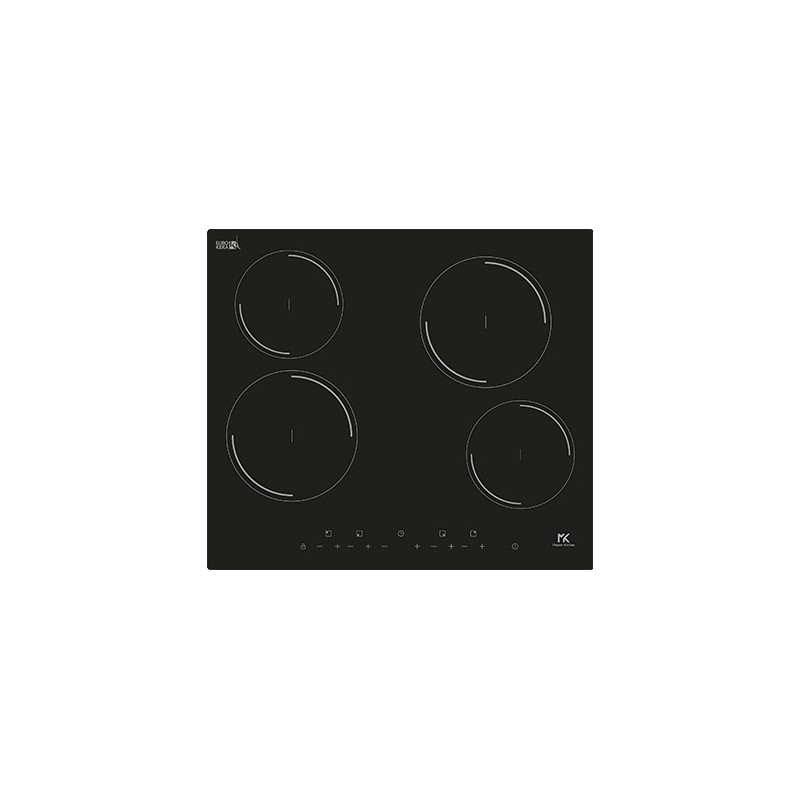 MKHC 604 BK Plaque de cuisson électrique en vitrocéramique noire Master Kitchen MKHC 604 BK 60 cm