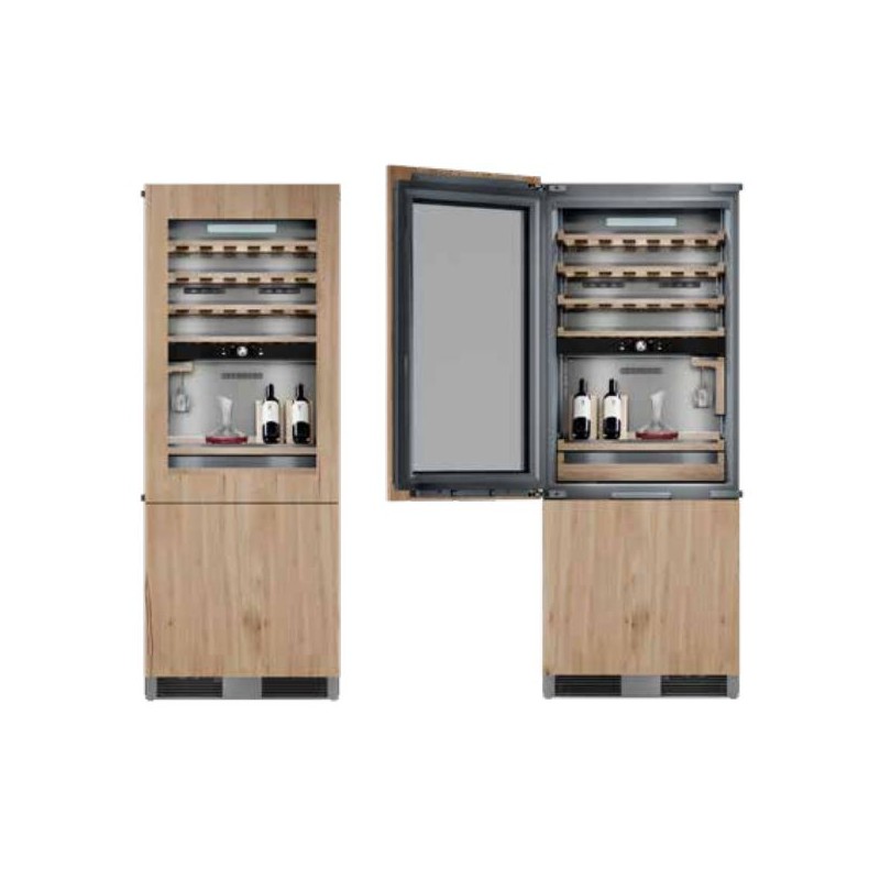 ROW7557GSPR1L GRF Frigocantina con cassettone da incasso ROW7557GSPR1L da 76 cm - Apertura a Sinistra