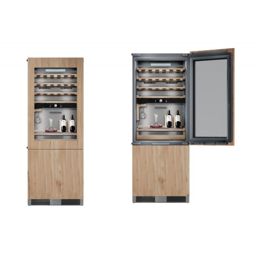 Vinoteca empotrable GRF ROW7557GSPR1R de 76 cm con cajón - Apertura a la derecha