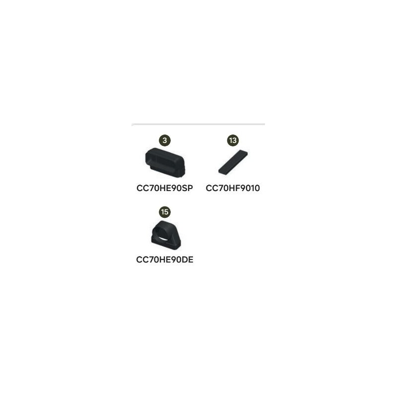 F-CC70HUPOSTE Samsung: F-CC70HUPOSTE extractor hood installation kit for hobs with integrated hood
