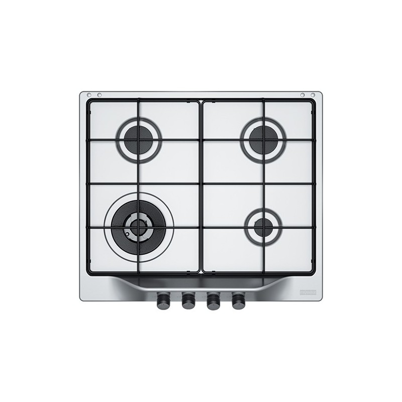  Franke: Plaque de cuisson à gaz Trend Line 600 FHTL 604 3G TC XS E 106.0183.093 de 59 cm en acier inoxydable satiné