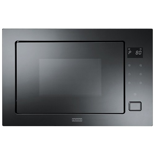 Four à micro-ondes Franke: FMW 250 CR2 G BK 131.0391.304, 60 cm, finition verre noir