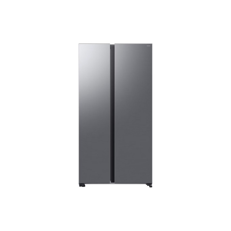 RS70F65QETEF Samsung: RS70F65QETEF 91cm freestanding side-by-side refrigerator with stainless steel metal finish