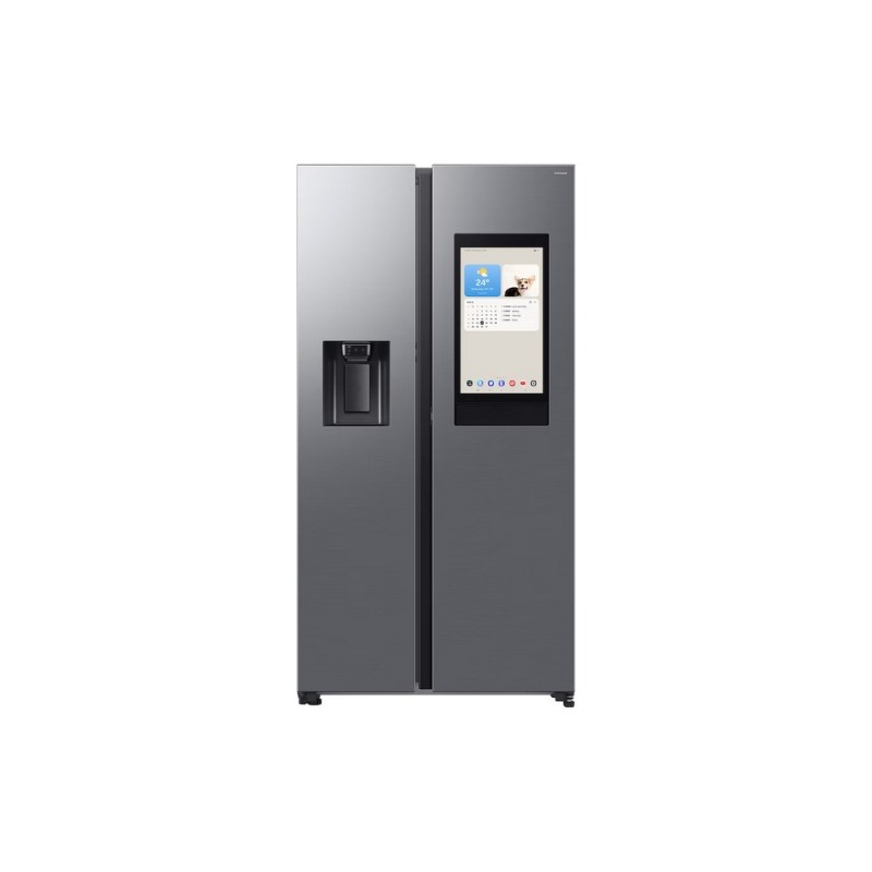 RS90F67BETEF Samsung: Frigorifero side by side a libera installazione RS90F67BETEF finitura silver da 90 cm