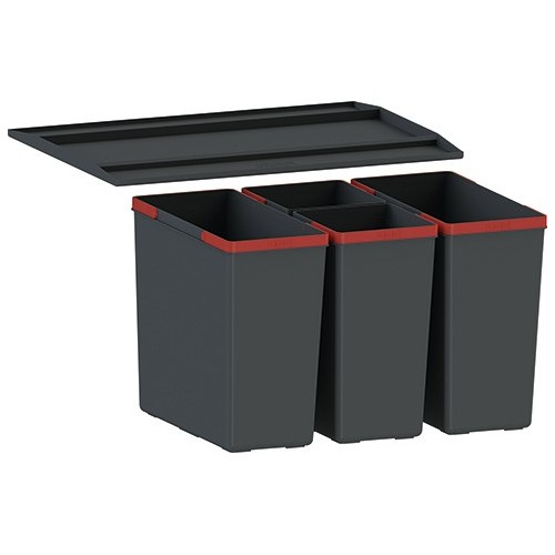 Franke Easysort 600-2-2 121.0494.193 Unité de tri des déchets 60 cm (4 bacs)