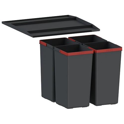 Franke Easysort 450-0-4 121.0494.191 Unité de tri des déchets de 45 cm (4 bacs)