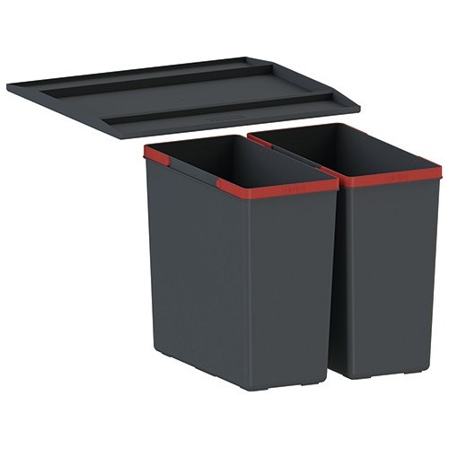 Unité de tri des déchets Franke Easysort 450-2-0 121.0494.182, 45 cm (2 bacs)