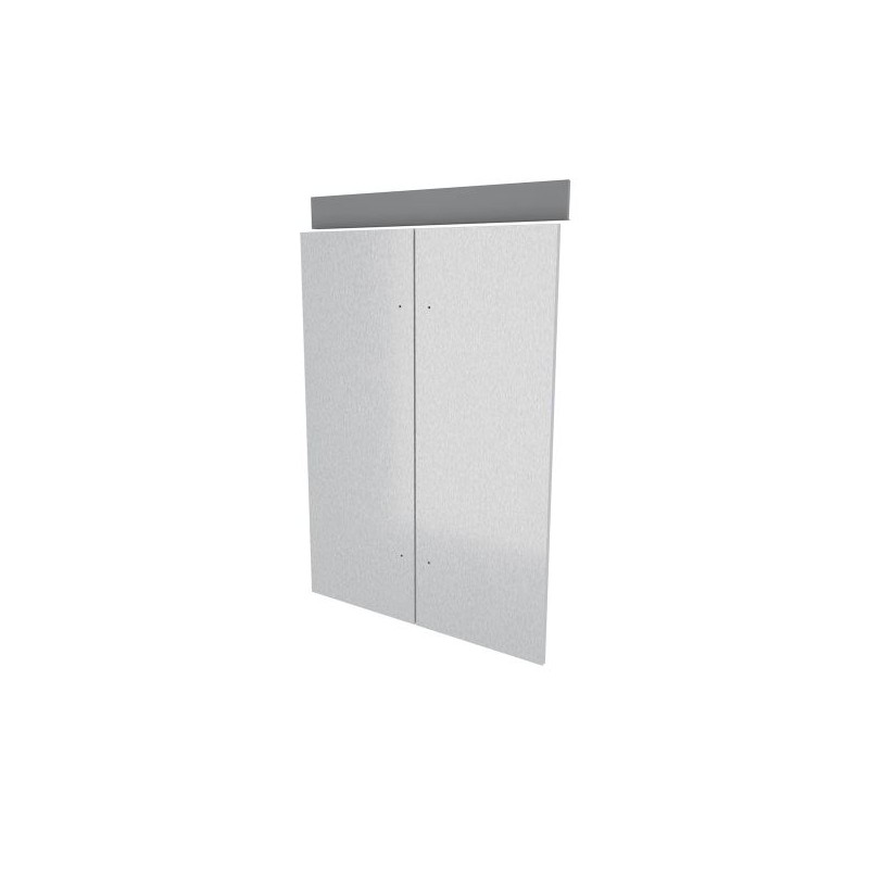 9904 386 Liebherr: Pannello frontale per refrigeratori senza maniglia 9904 386 in acciaio inox