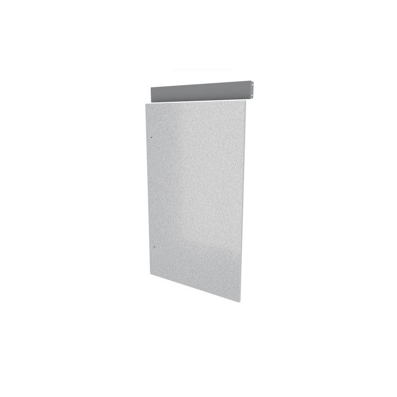 9904 381 Liebherr: Pannello frontale per refrigeratori senza maniglia 9904 381 in acciaio inox