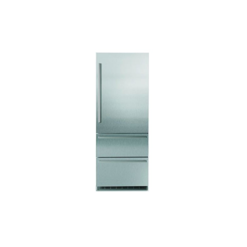9900 287 Panel frontal sin tiradores para frigorífico Liebherr: 9900 287 en acero inoxidable.