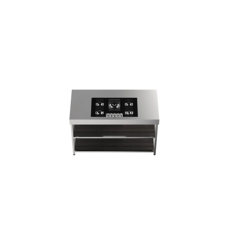 7556003 Bautek Foster QUI 7556 003 150cm freestanding outdoor kitchen in stainless steel
