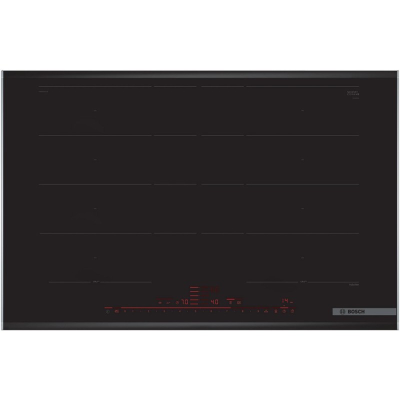  PRONTA CONSEGNA - Bosch Piano cottura a induzione EXxtra PXY875DC1E in vetroceramica nero da 80 cm - Serie 8