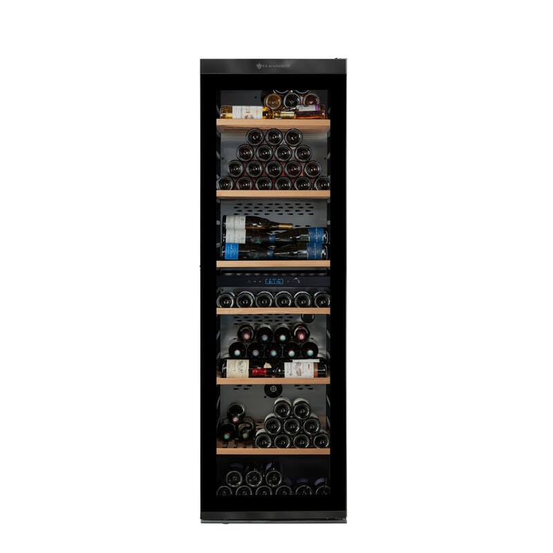MILLESIME240DB Vinoteca independiente Climadiff MILLESIME240DB, 60 cm, acabado negro.