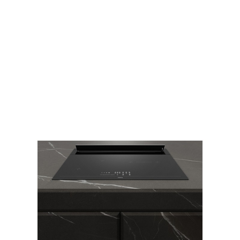 AF000129 Plaque de cuisson à induction Airforce avec hotte aspirante INNOVA SLIM 80 A PETRA AF000129 finition noir mat 80 cm