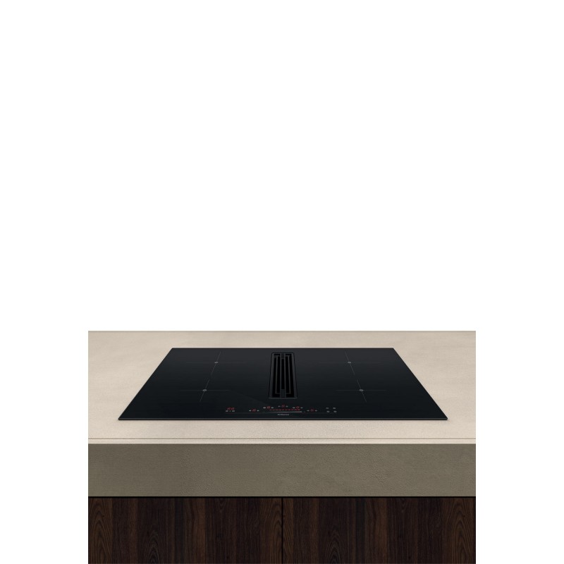 AF000133 Plaque de cuisson à induction Airforce avec hotte aspirante INNOVA ARTIS PRIMA 80 A AF000133 en vitrocéramique noire 80 cm