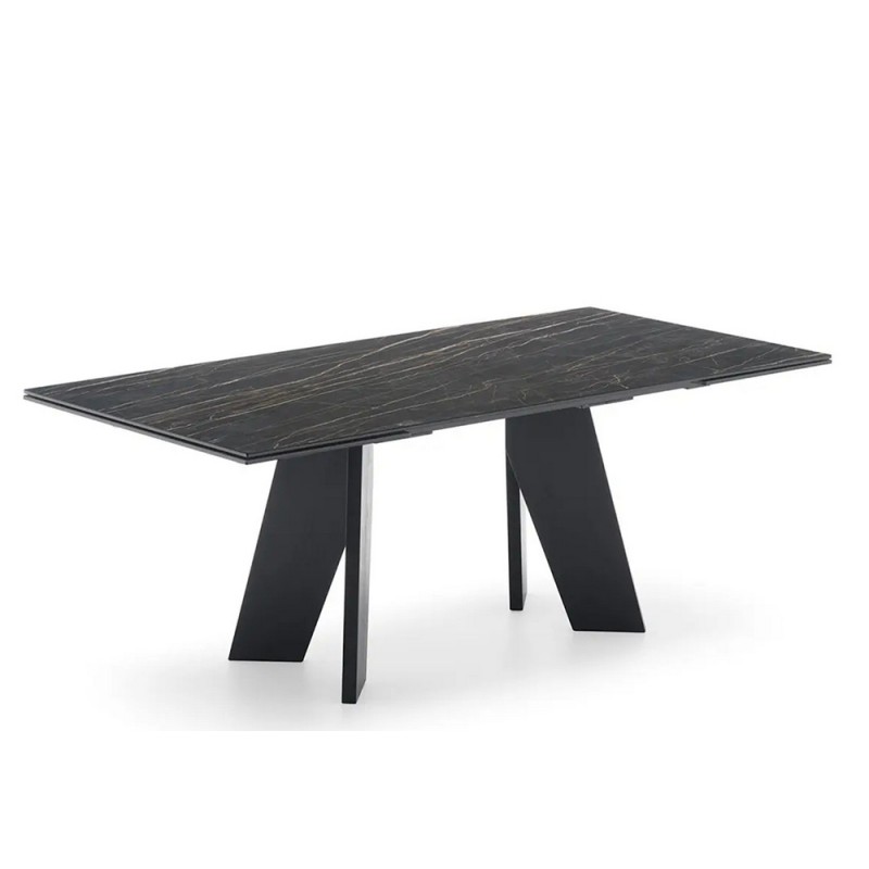 CB/4868-R 160 Mesa extensible Connubia Victor CB4868-R 160 con estructura de fresno y tablero cerámico de 160 (240) x 90 cm.