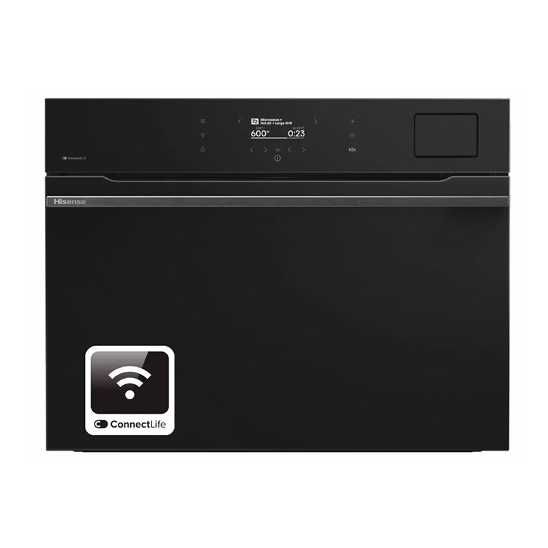 BIMAS4011S8BG Four encastrable 3 en 1 Hisense BIMAS4011S8BG 60 cm, finition noire