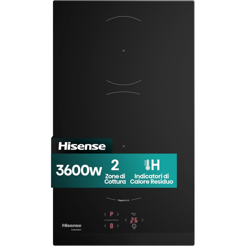 HI3201BC Hisense HI3201BC 30cm Black Glass Ceramic Induction Hob