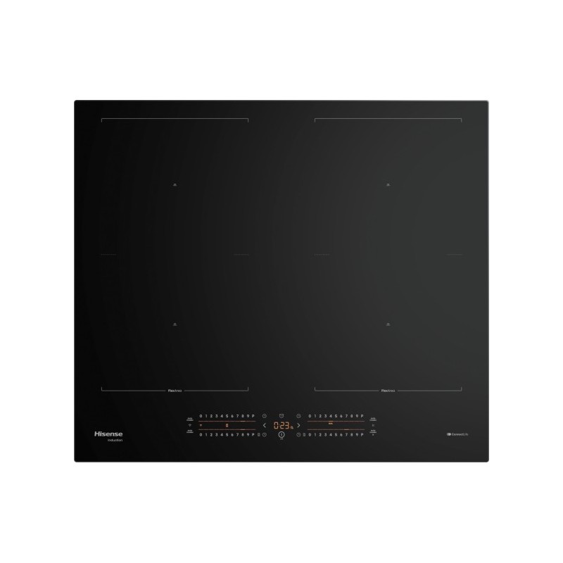 HI6442BSCWF Placa de inducción vitrocerámica Hisense Hi6 HI6442BSCWF de 60 cm, color negro.