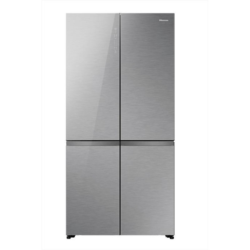 RQ768N4GVE Hisense : RQ768N4GVE Réfrigérateur américain à portes croisées de 91 cm, pose libre, finition grise