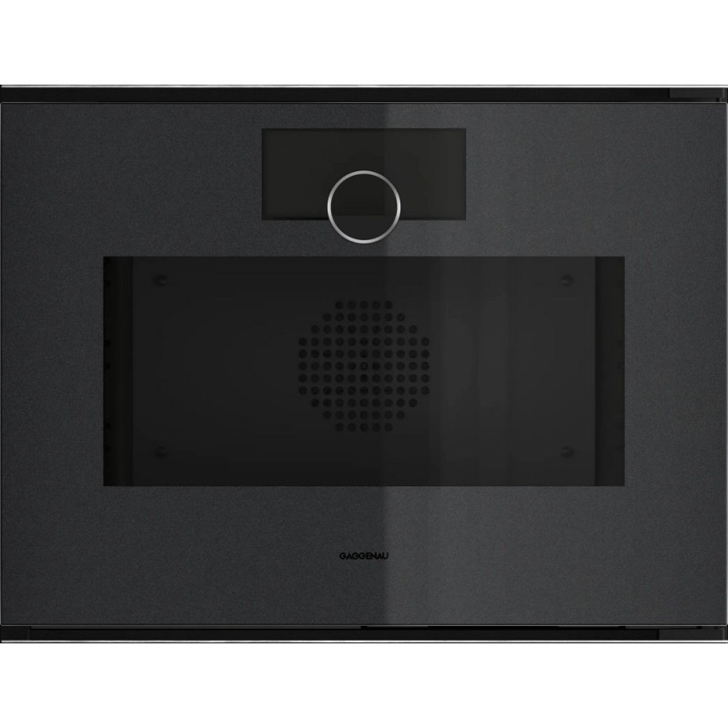 GS 270 100 Four mixte vapeur encastrable Gaggenau GS270100 60 cm, ouverture à droite, finition Onyx de Gaggenau