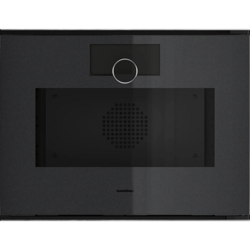 GS 250 100 Four mixte vapeur encastrable Gaggenau GS250100 60 cm, ouverture à droite, finition Onyx de Gaggenau
